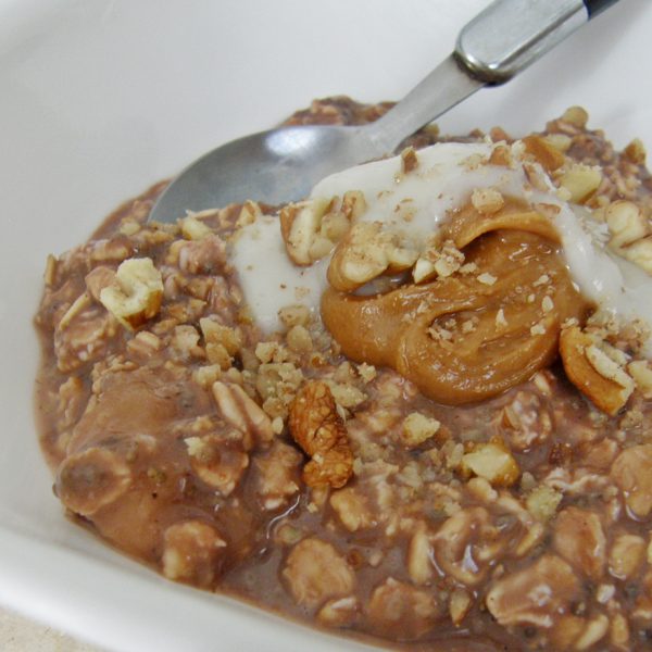 Avena de chocolate &#8211; avena de refrigerador (overnight oats)