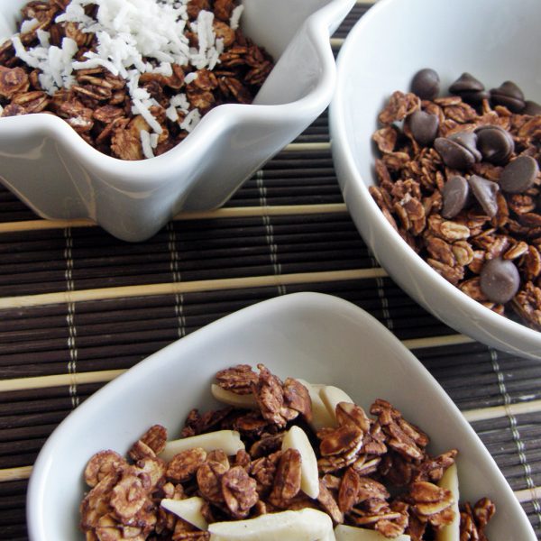 Granola de chocolate