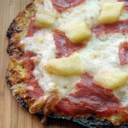 Masa de pizza de coliflor