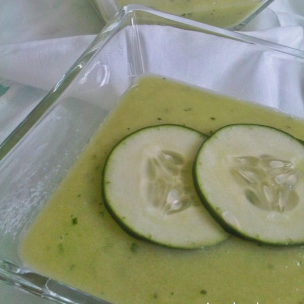 Sopa fría de pepino