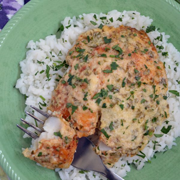 Pescado al parmesano y limón