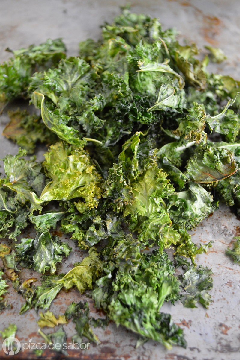 Cómo hacer chips de kale o col berza – Snack bajo en calorías - Pizca  de Sabor
