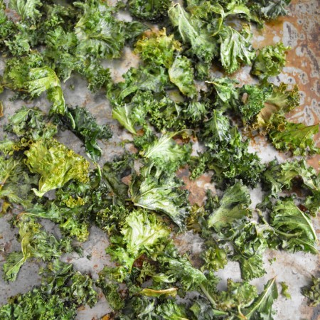 Cómo hacer chips de kale o col berza www.pizcadesabor.com