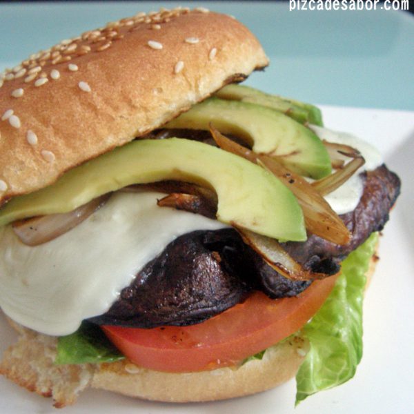 Cómo hacer unas hamburguesas vegetarianas (portobello)