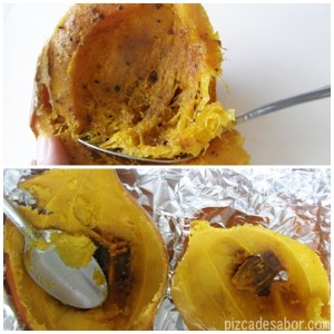 Crema de calabaza bellota al curry – Pizca de Sabor