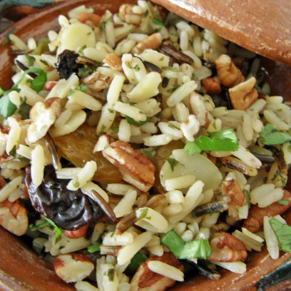 Arroz salvaje con frutos secos