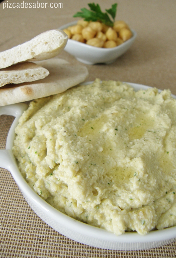 Hummus (sin tahini) – Pizca de Sabor 
