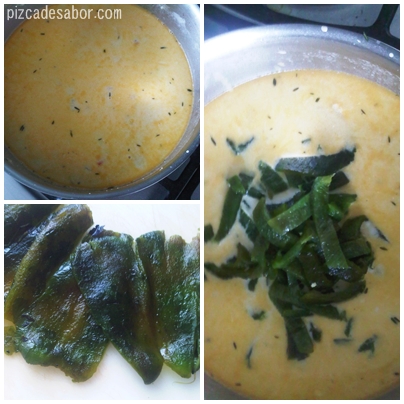 Sopa de vegetales con queso {limpieza de refrigerador} - Pizca de Sabor