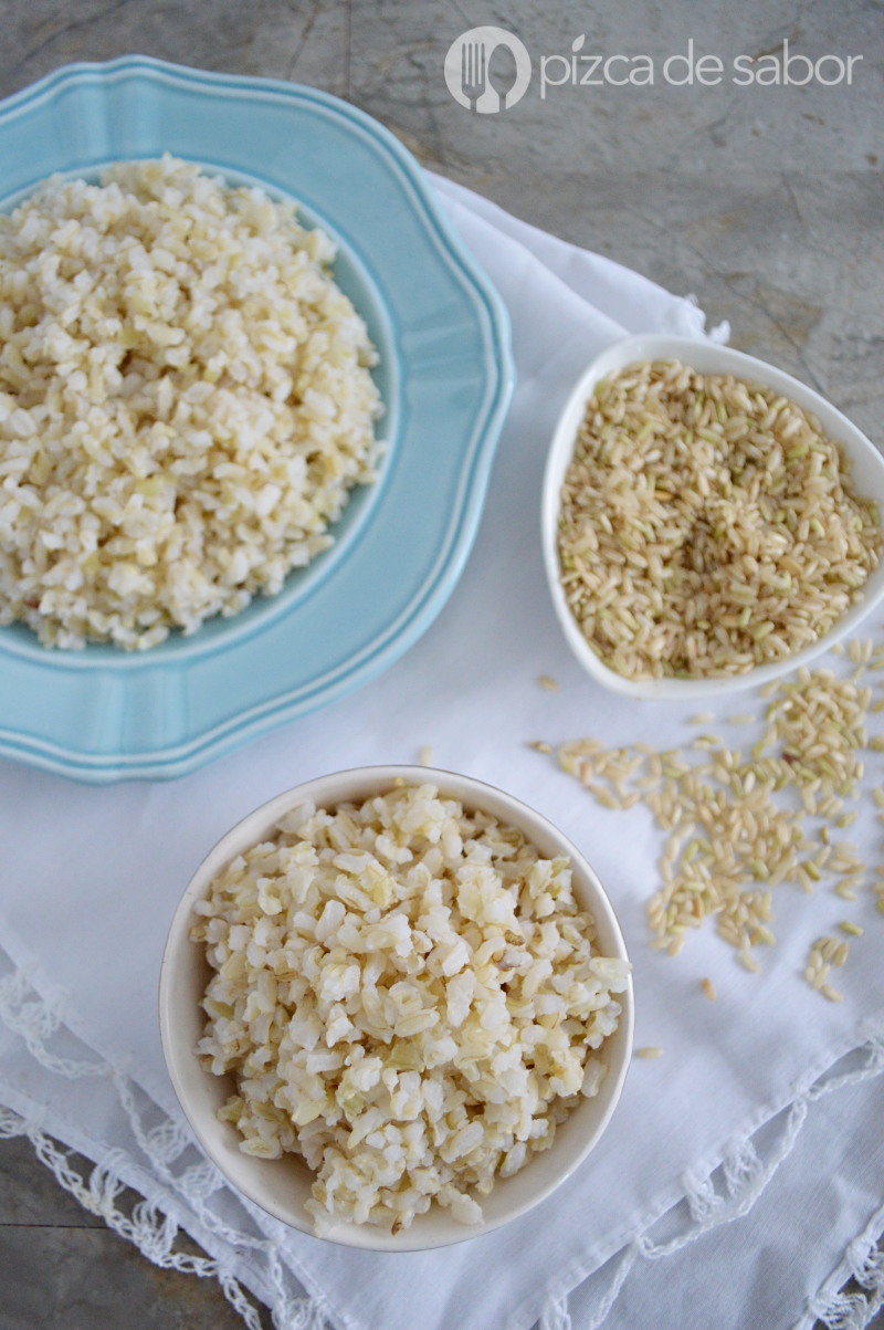 Cómo hacer arroz integral perfecto www.pizcadesabor.com 