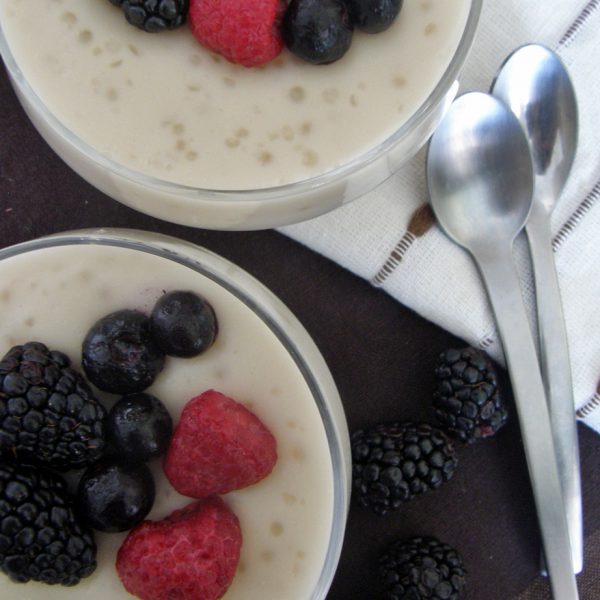 Tapioca con leche de coco