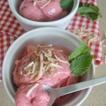 Nieve de fresa y yogurt en 5 minutos - www.pizcadesabor.com 