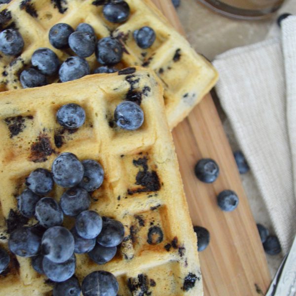 Waffles sin gluten y sin lácteos