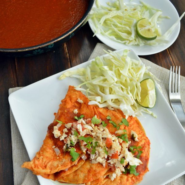 Enchiladas de pescado