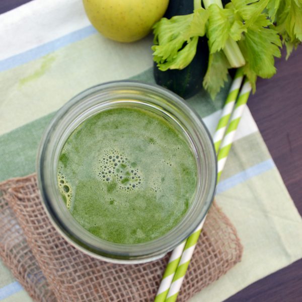 Jugo verde saludable