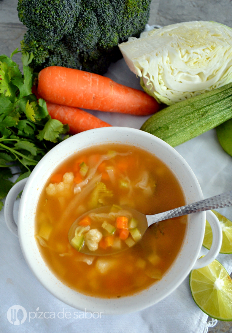 Sopa de verduras - Pizca de Sabor