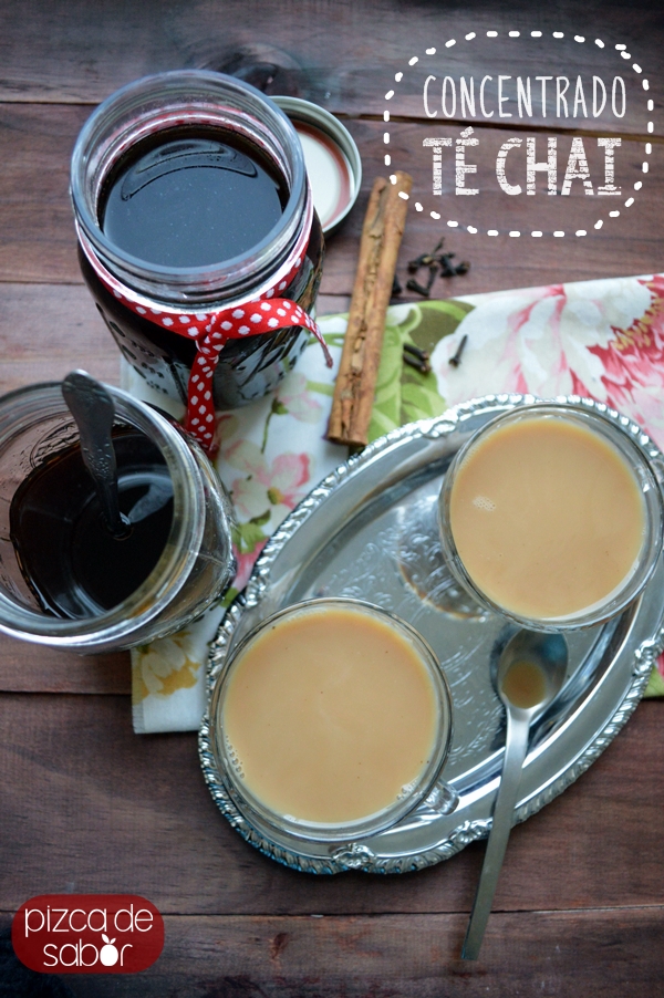 Concentrado de té chai casero – para preparar té frío o caliente www.pizcadesabor.com