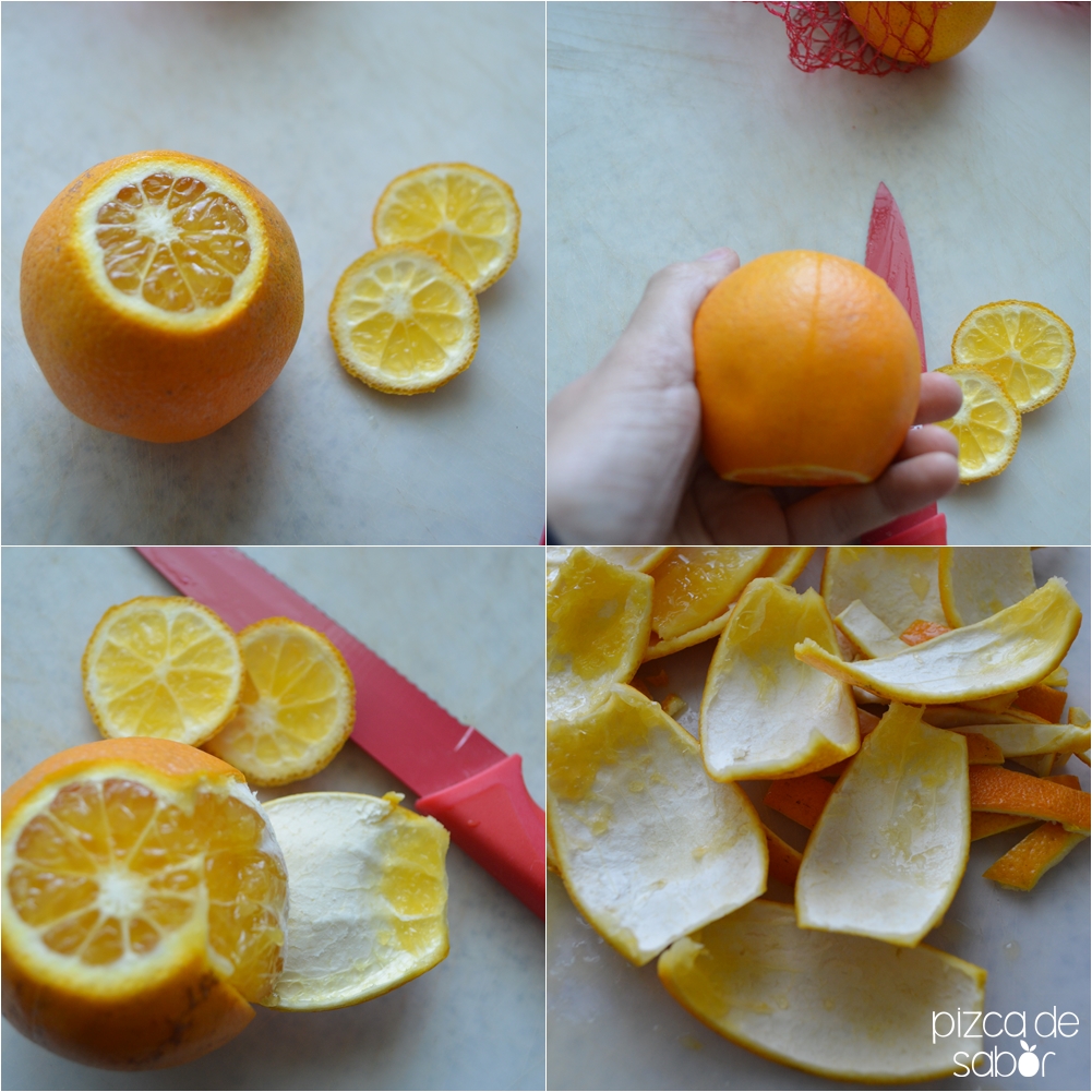 Cáscaras de naranja cristalizadas (azucaradas & con chocolate y sal de mar) www.pizcadesabor.com