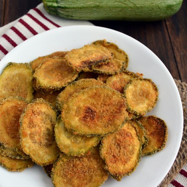 Chips de calabacita &#8211; calabacin con parmesano