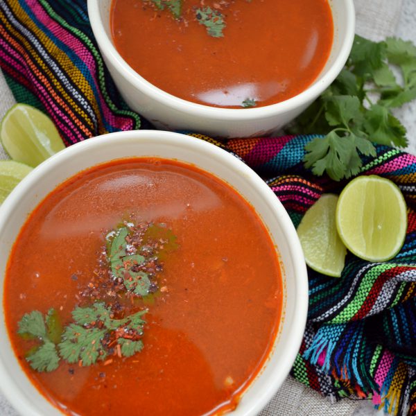 Caldo de camarón