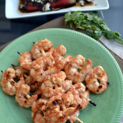 Brochetas de camarones con chipotle www.pizcadesabor.com