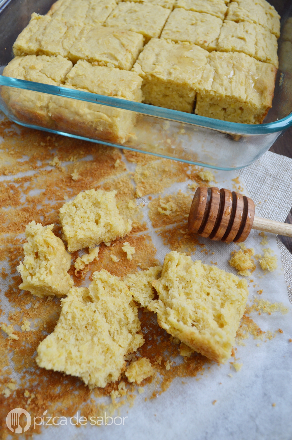 Pan de elote (receta fácil con elote de lata o congelado) - Pizca de Sabor