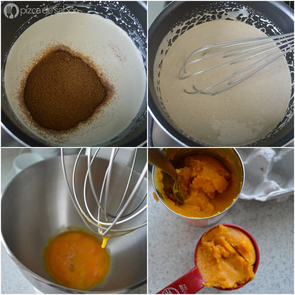Cómo hacer crème brûlée (con calabaza) www.pizcadesabor.com 