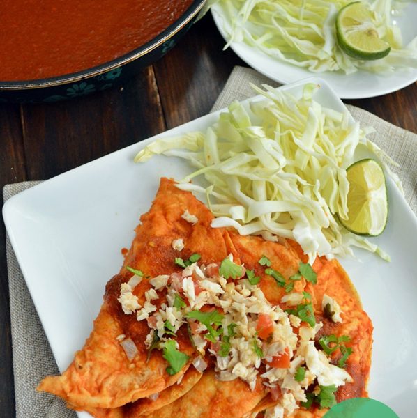 Enchiladas de pescado