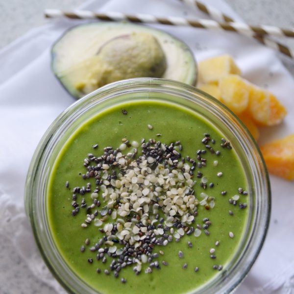 Smoothie verde cremoso