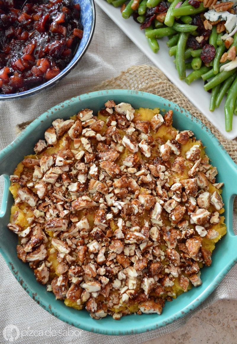 Puré de camote con nueces - Pizca de Sabor