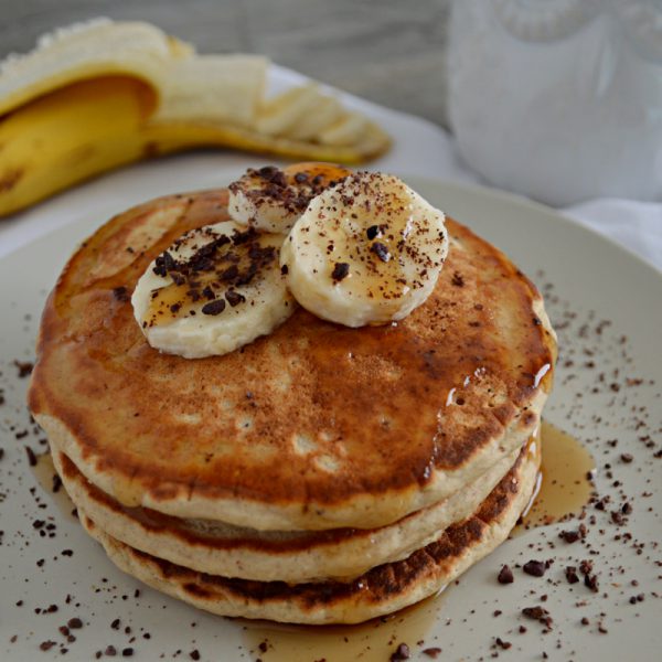 Hot cakes de avena (panquecas)