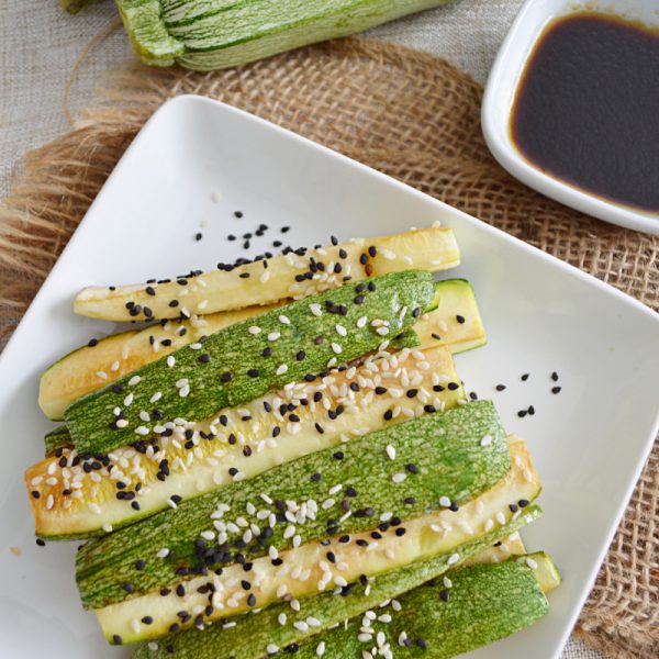 Calabacitas con soya