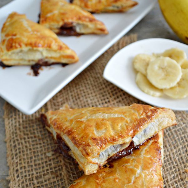 Empanadas de nutella y plátano