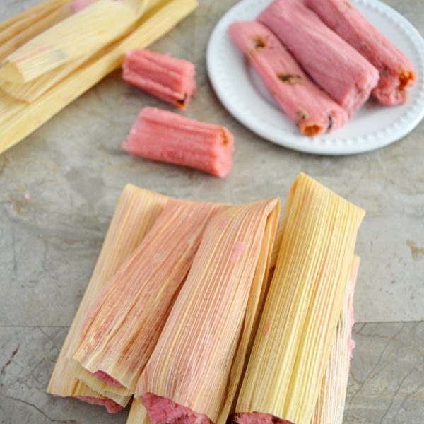 Tamales de fresa