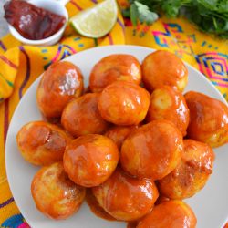 Papas al chipotle www.pizcadesabor.com
