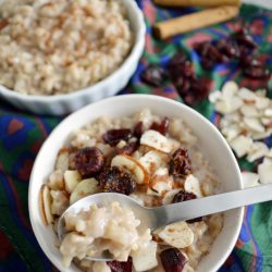 Porridge de arroz integral www.pizcadesabor.com