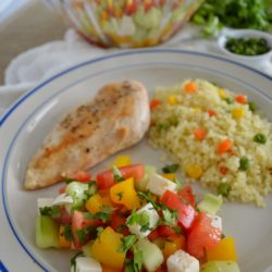 Ensalada de tomate & pepino www.pizcadesabor.com