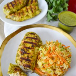 Pollo al cilantro www.pizcadesabor.com