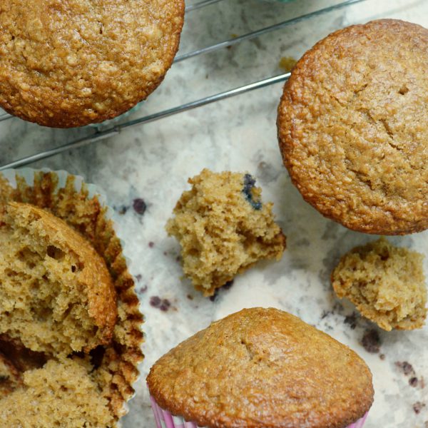 Muffins de salvado de avena