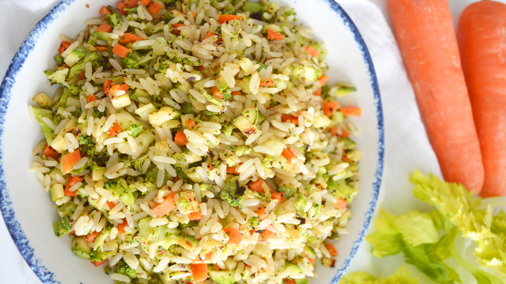 Arroz con vegetales - Pizca de Sabor