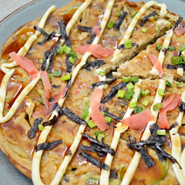 Okonomiyaki o pancake japonés