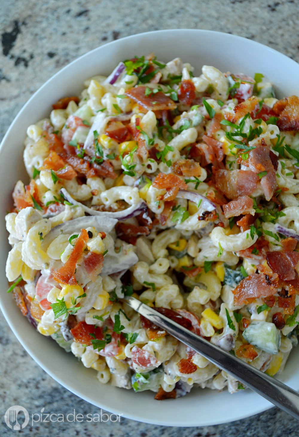 Ensalada De Pasta Al Ranch Pizca De Sabor