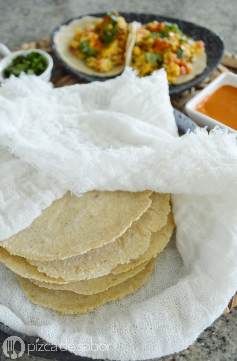 Tortillas de avena y maíz Pizca de Sabor