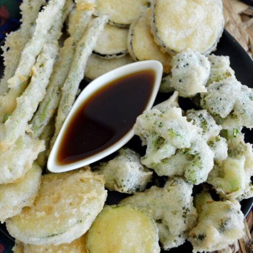 Vegetales tempura o masa para hacer tempura con secreto para que quede perfecto www.pizcadesabor.com