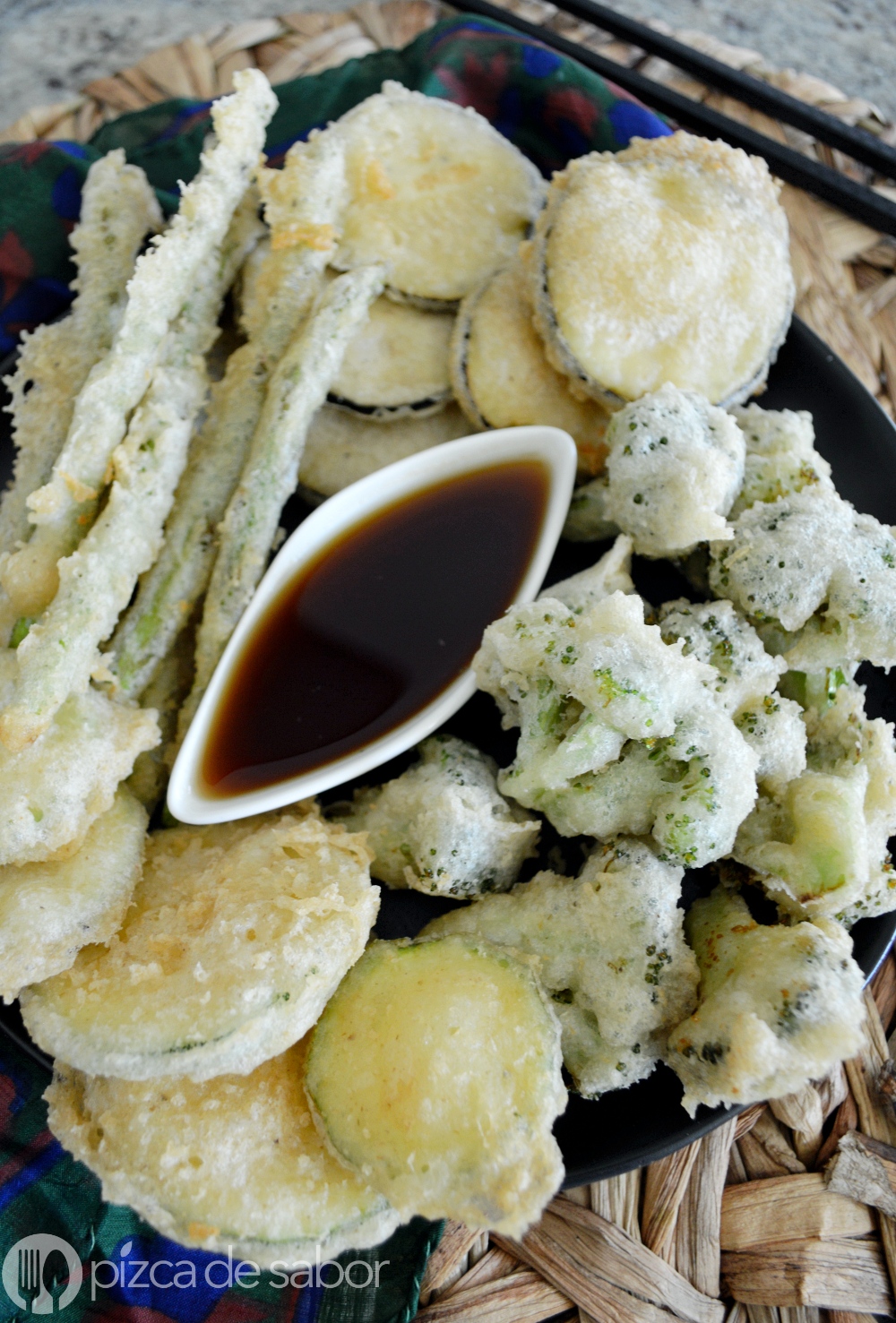 Vegetales tempura Pizca de Sabor