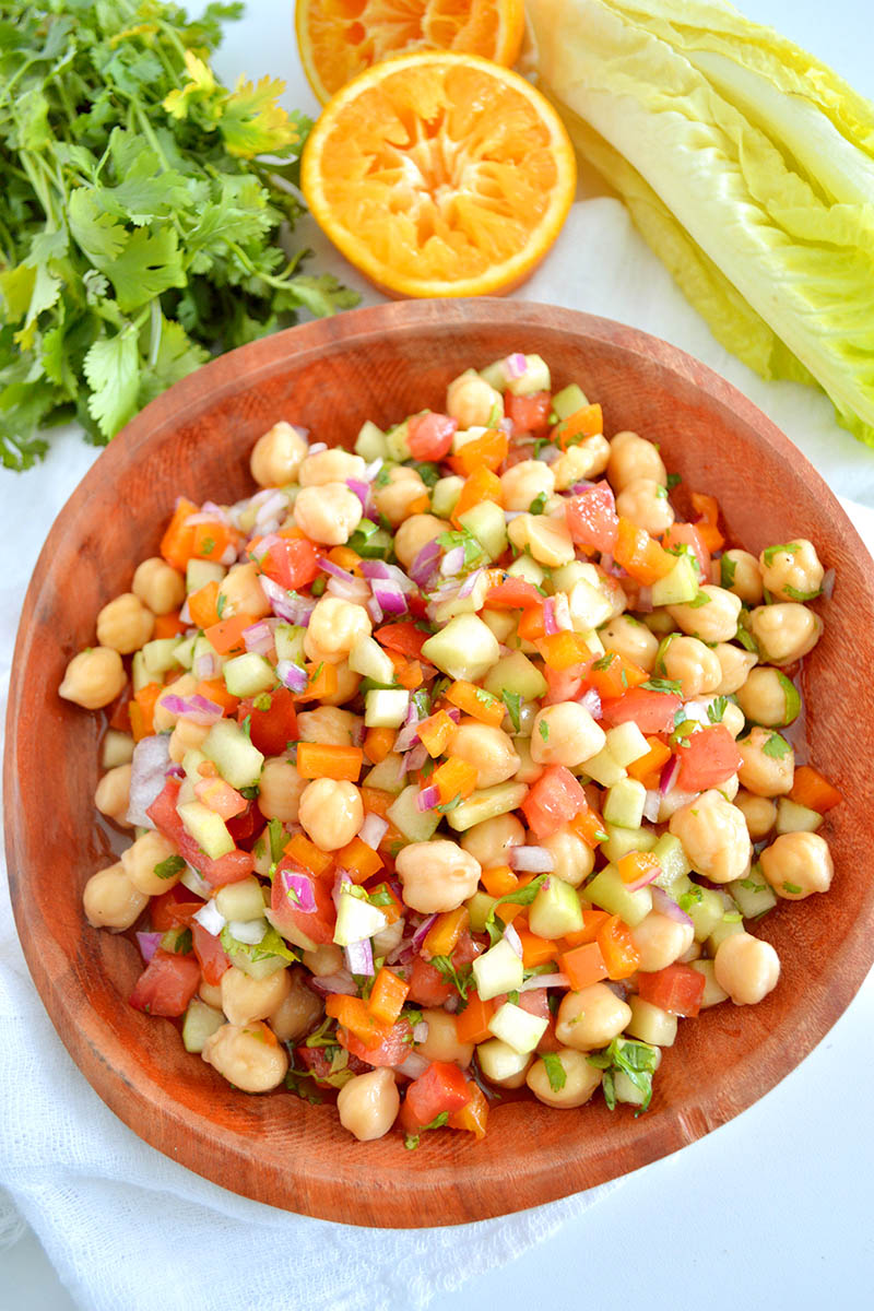 Ceviche de garbanzos Pizca de Sabor